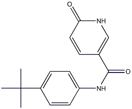 N-(4-tert-butylphenyl)-6-oxo-1,6-dihydropyridine-3-carboxamide Struktur