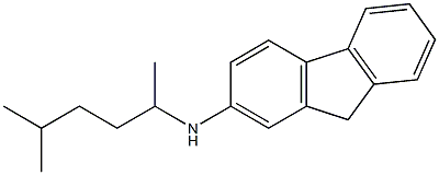 N-(5-methylhexan-2-yl)-9H-fluoren-2-amine Struktur