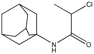 N-(adamantan-1-yl)-2-chloropropanamide Struktur