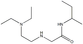 N-(butan-2-yl)-2-{[2-(diethylamino)ethyl]amino}acetamide Struktur