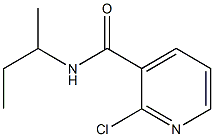 N-(butan-2-yl)-2-chloropyridine-3-carboxamide Struktur