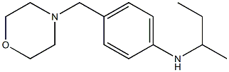 N-(butan-2-yl)-4-(morpholin-4-ylmethyl)aniline Struktur