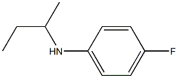 N-(butan-2-yl)-4-fluoroaniline Struktur