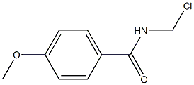 N-(chloromethyl)-4-methoxybenzamide Struktur