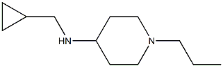 N-(cyclopropylmethyl)-1-propylpiperidin-4-amine Struktur