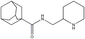 N-(piperidin-2-ylmethyl)adamantane-1-carboxamide Struktur