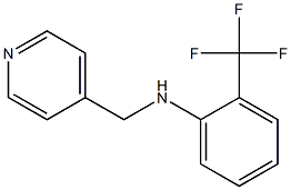 N-(pyridin-4-ylmethyl)-2-(trifluoromethyl)aniline Struktur