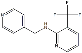 N-(pyridin-4-ylmethyl)-3-(trifluoromethyl)pyridin-2-amine Struktur