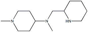 N,1-dimethyl-N-(piperidin-2-ylmethyl)piperidin-4-amine Struktur