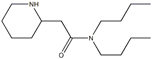 N,N-dibutyl-2-(piperidin-2-yl)acetamide Struktur