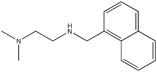 N,N-dimethyl-N'-(1-naphthylmethyl)ethane-1,2-diamine Struktur