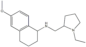 N-[(1-ethylpyrrolidin-2-yl)methyl]-6-methoxy-1,2,3,4-tetrahydronaphthalen-1-amine Struktur