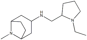 N-[(1-ethylpyrrolidin-2-yl)methyl]-8-methyl-8-azabicyclo[3.2.1]octan-3-amine Struktur