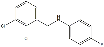 N-[(2,3-dichlorophenyl)methyl]-4-fluoroaniline Struktur