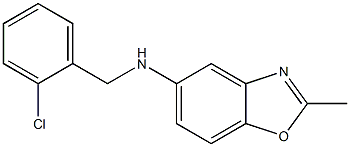 N-[(2-chlorophenyl)methyl]-2-methyl-1,3-benzoxazol-5-amine Struktur