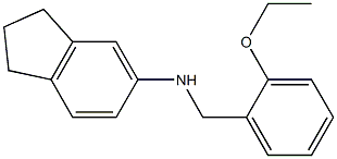 N-[(2-ethoxyphenyl)methyl]-2,3-dihydro-1H-inden-5-amine Struktur