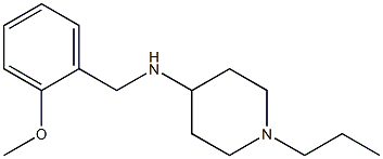 N-[(2-methoxyphenyl)methyl]-1-propylpiperidin-4-amine Struktur