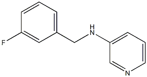 N-[(3-fluorophenyl)methyl]pyridin-3-amine Struktur