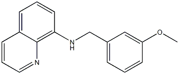 N-[(3-methoxyphenyl)methyl]quinolin-8-amine Struktur