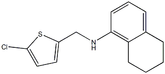 N-[(5-chlorothiophen-2-yl)methyl]-5,6,7,8-tetrahydronaphthalen-1-amine Struktur