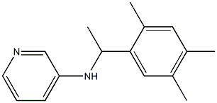 N-[1-(2,4,5-trimethylphenyl)ethyl]pyridin-3-amine Struktur