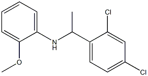 N-[1-(2,4-dichlorophenyl)ethyl]-2-methoxyaniline Struktur