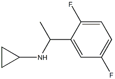 N-[1-(2,5-difluorophenyl)ethyl]cyclopropanamine Struktur