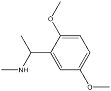 N-[1-(2,5-dimethoxyphenyl)ethyl]-N-methylamine Struktur