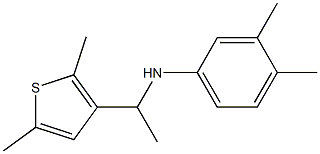 N-[1-(2,5-dimethylthiophen-3-yl)ethyl]-3,4-dimethylaniline Struktur