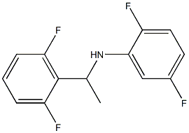 N-[1-(2,6-difluorophenyl)ethyl]-2,5-difluoroaniline Struktur