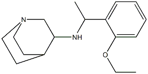 N-[1-(2-ethoxyphenyl)ethyl]-1-azabicyclo[2.2.2]octan-3-amine Struktur