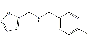 N-[1-(4-chlorophenyl)ethyl]-N-(2-furylmethyl)amine Struktur