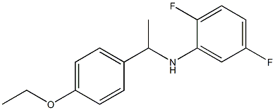 N-[1-(4-ethoxyphenyl)ethyl]-2,5-difluoroaniline Struktur