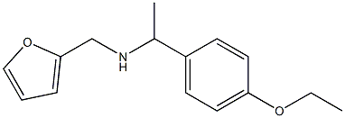 N-[1-(4-ethoxyphenyl)ethyl]-N-(2-furylmethyl)amine Struktur