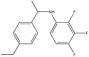 N-[1-(4-ethylphenyl)ethyl]-2,3,4-trifluoroaniline Struktur