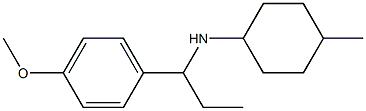 N-[1-(4-methoxyphenyl)propyl]-4-methylcyclohexan-1-amine Struktur