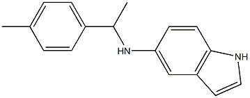 N-[1-(4-methylphenyl)ethyl]-1H-indol-5-amine Struktur