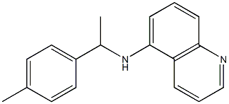 N-[1-(4-methylphenyl)ethyl]quinolin-5-amine Struktur