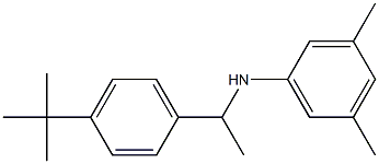 N-[1-(4-tert-butylphenyl)ethyl]-3,5-dimethylaniline Struktur