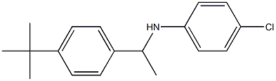 N-[1-(4-tert-butylphenyl)ethyl]-4-chloroaniline Struktur