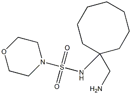 N-[1-(aminomethyl)cyclooctyl]morpholine-4-sulfonamide Struktur