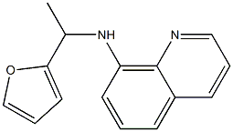 N-[1-(furan-2-yl)ethyl]quinolin-8-amine Struktur