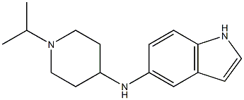 N-[1-(propan-2-yl)piperidin-4-yl]-1H-indol-5-amine Struktur