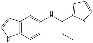 N-[1-(thiophen-2-yl)propyl]-1H-indol-5-amine Struktur