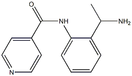 N-[2-(1-aminoethyl)phenyl]isonicotinamide Struktur