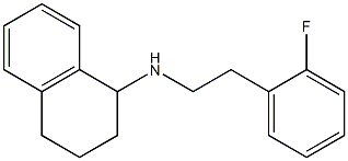 N-[2-(2-fluorophenyl)ethyl]-1,2,3,4-tetrahydronaphthalen-1-amine Struktur