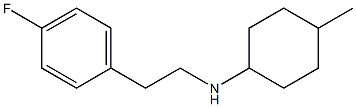 N-[2-(4-fluorophenyl)ethyl]-4-methylcyclohexan-1-amine Struktur