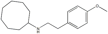 N-[2-(4-methoxyphenyl)ethyl]cyclooctanamine Struktur