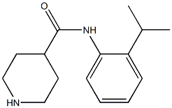 N-[2-(propan-2-yl)phenyl]piperidine-4-carboxamide Struktur