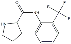 N-[2-(trifluoromethyl)phenyl]pyrrolidine-2-carboxamide Struktur